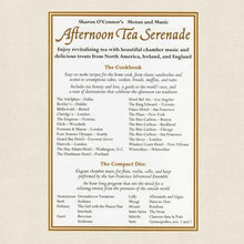 Load image into Gallery viewer, Afternoon Tea Serenade Cookbook and Music
